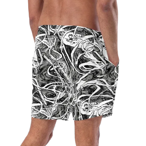 Inkstorm Flow on a Swim Trunks