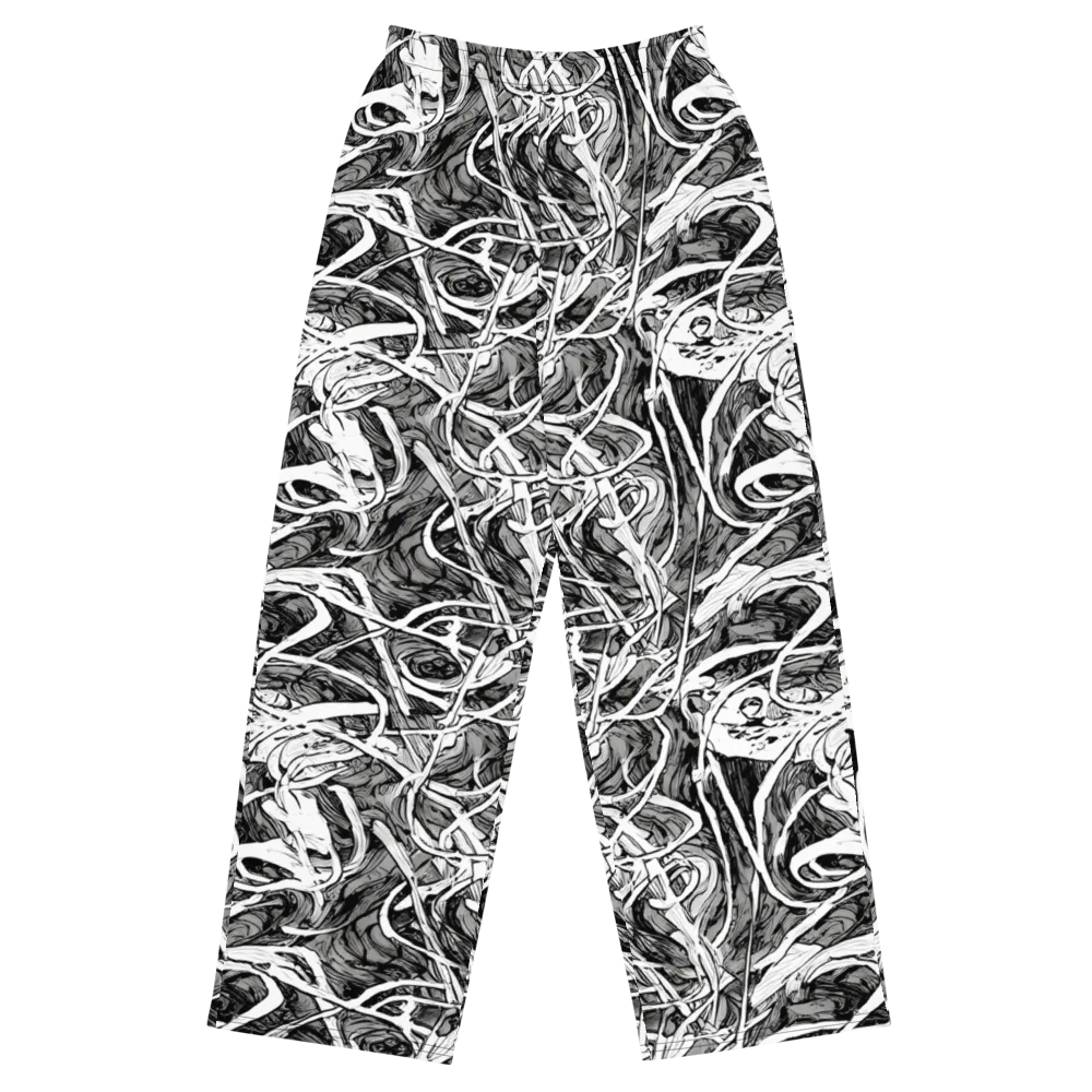 Inkstorm Flow on Wide-Leg Pants — Front