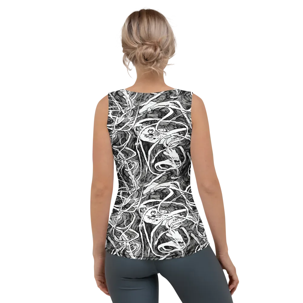 Inkstorm Flow on Women's Tank Top — Back