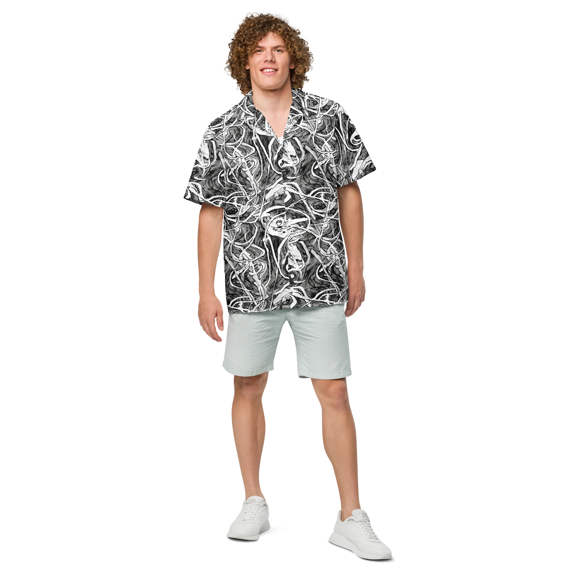 Inkstorm Flow on Button Shirt — Front
