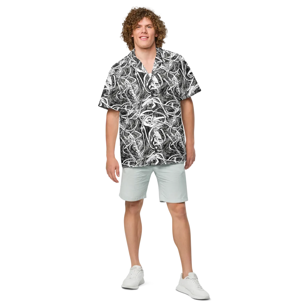 Inkstorm Flow on Button Shirt — Front