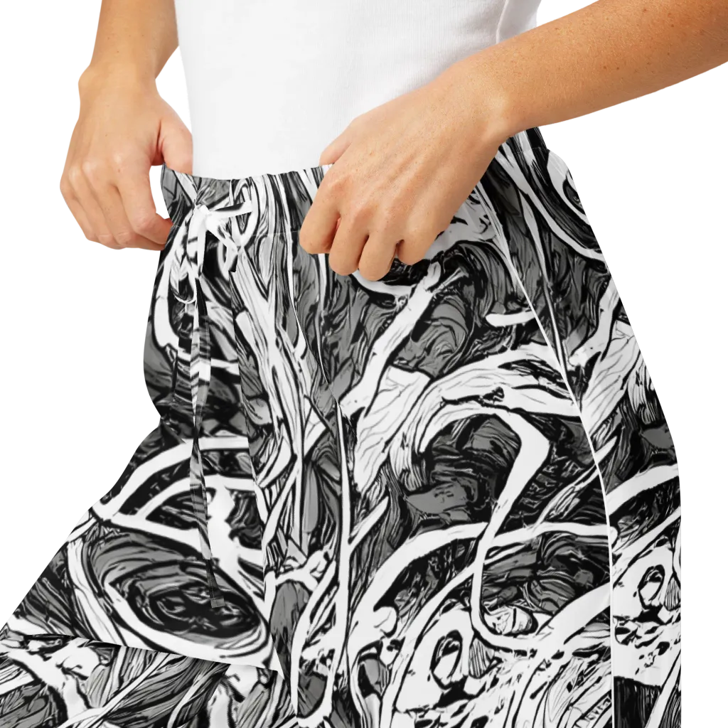 Inkstorm Flow on Women's Pajama Pants — Product details