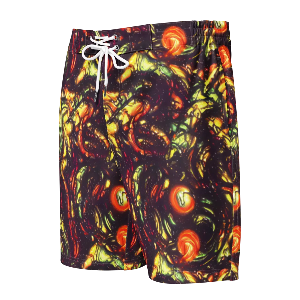 Cosmic Wildfire on Men's Board Shorts — Front