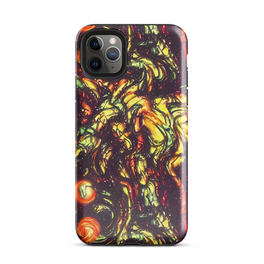 Cosmic Wildfire on Tough Case for iPhone® — Front