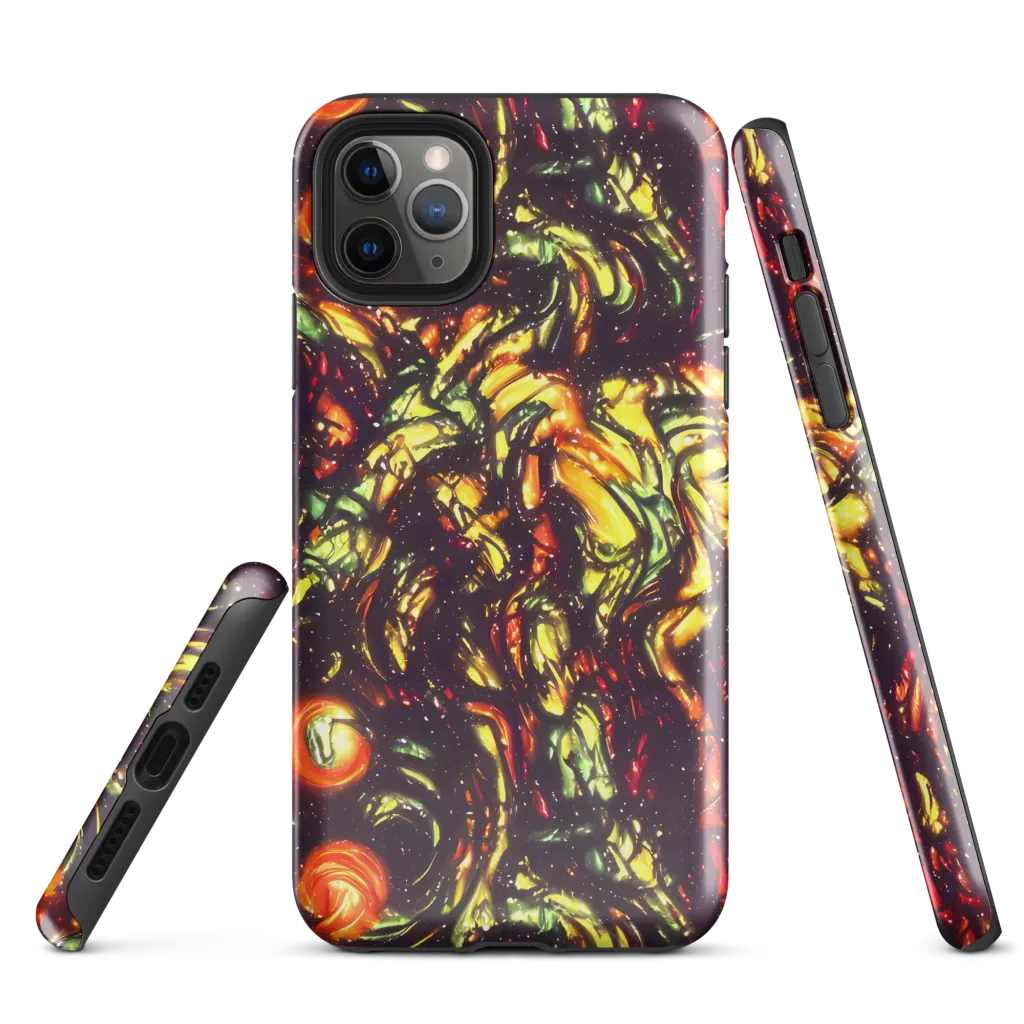 Cosmic Wildfire on Tough Case for iPhone® — Front