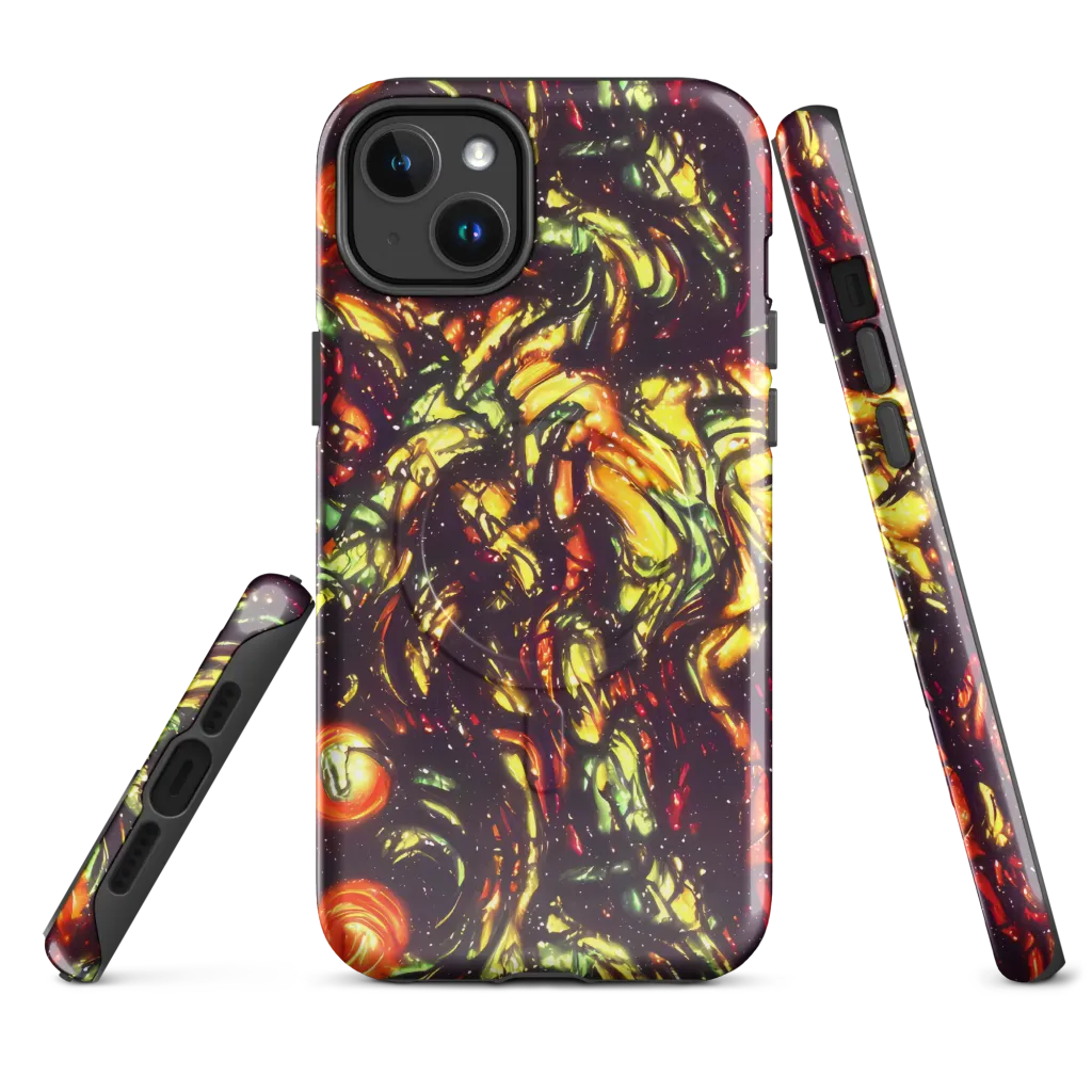 Cosmic Wildfire on MagSafe Tough Case for iPhone® — Front