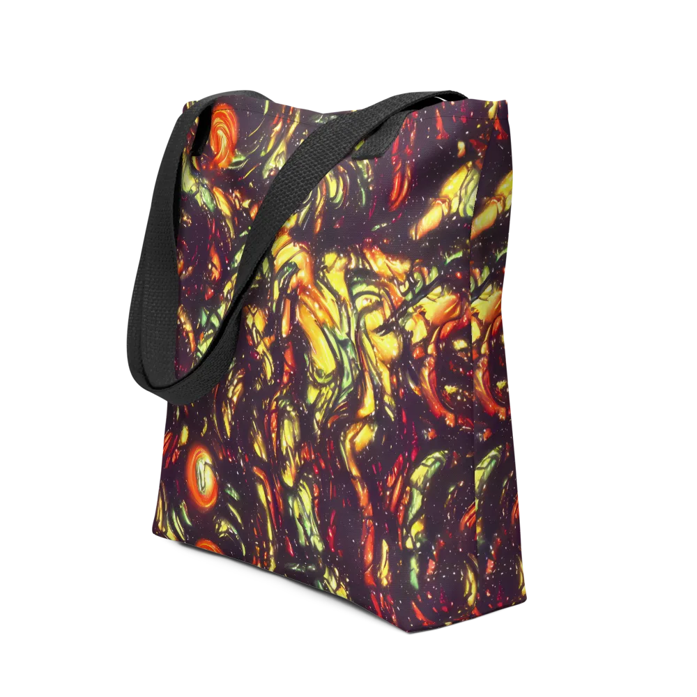 Cosmic Wildfire on Tote Bag — Front