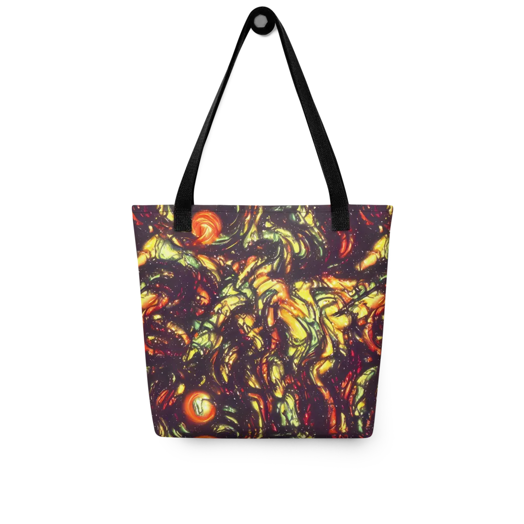 Cosmic Wildfire on Tote Bag — Front