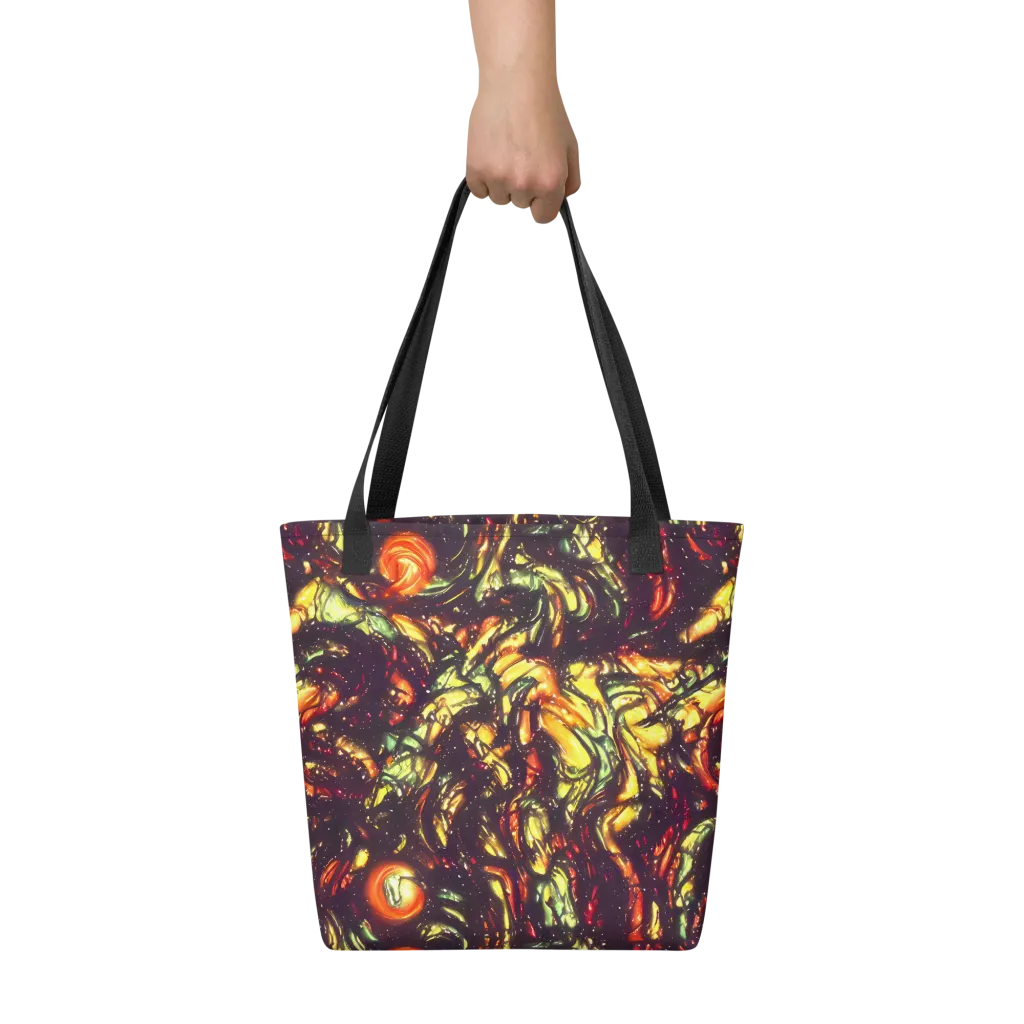 Cosmic Wildfire on Tote Bag — Front