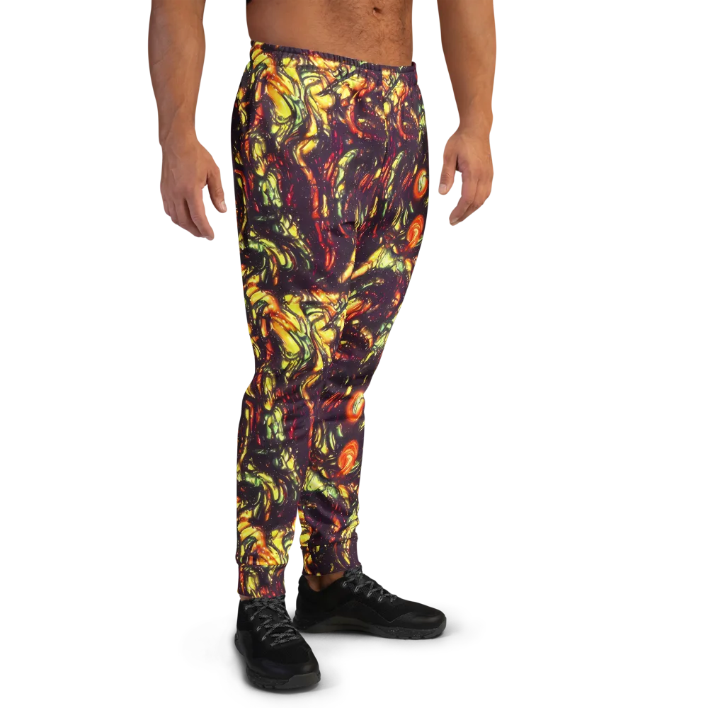 Cosmic Wildfire on Men's Joggers — Right