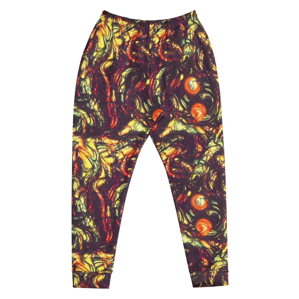 Cosmic Wildfire on Men's Joggers — Front