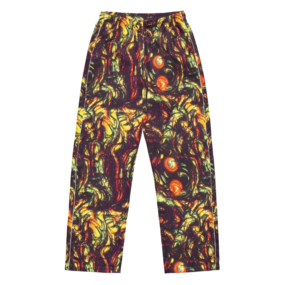 Cosmic Wildfire on Women's Pajama Pants — Front