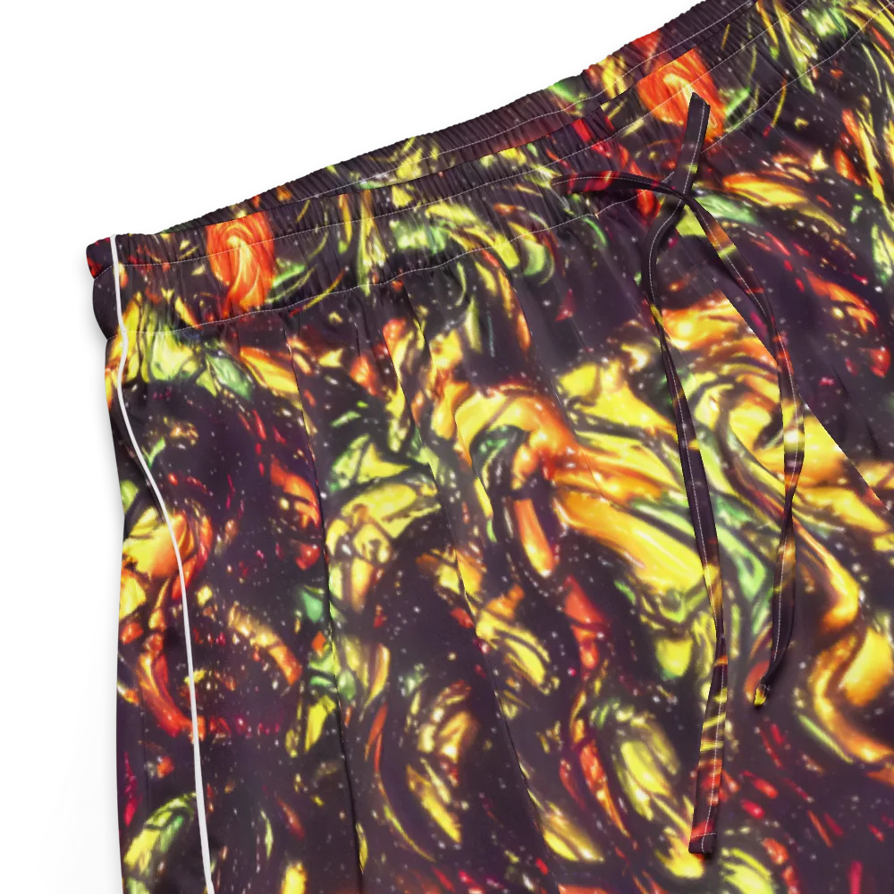 Cosmic Wildfire on Women's Pajama Shorts — Product details