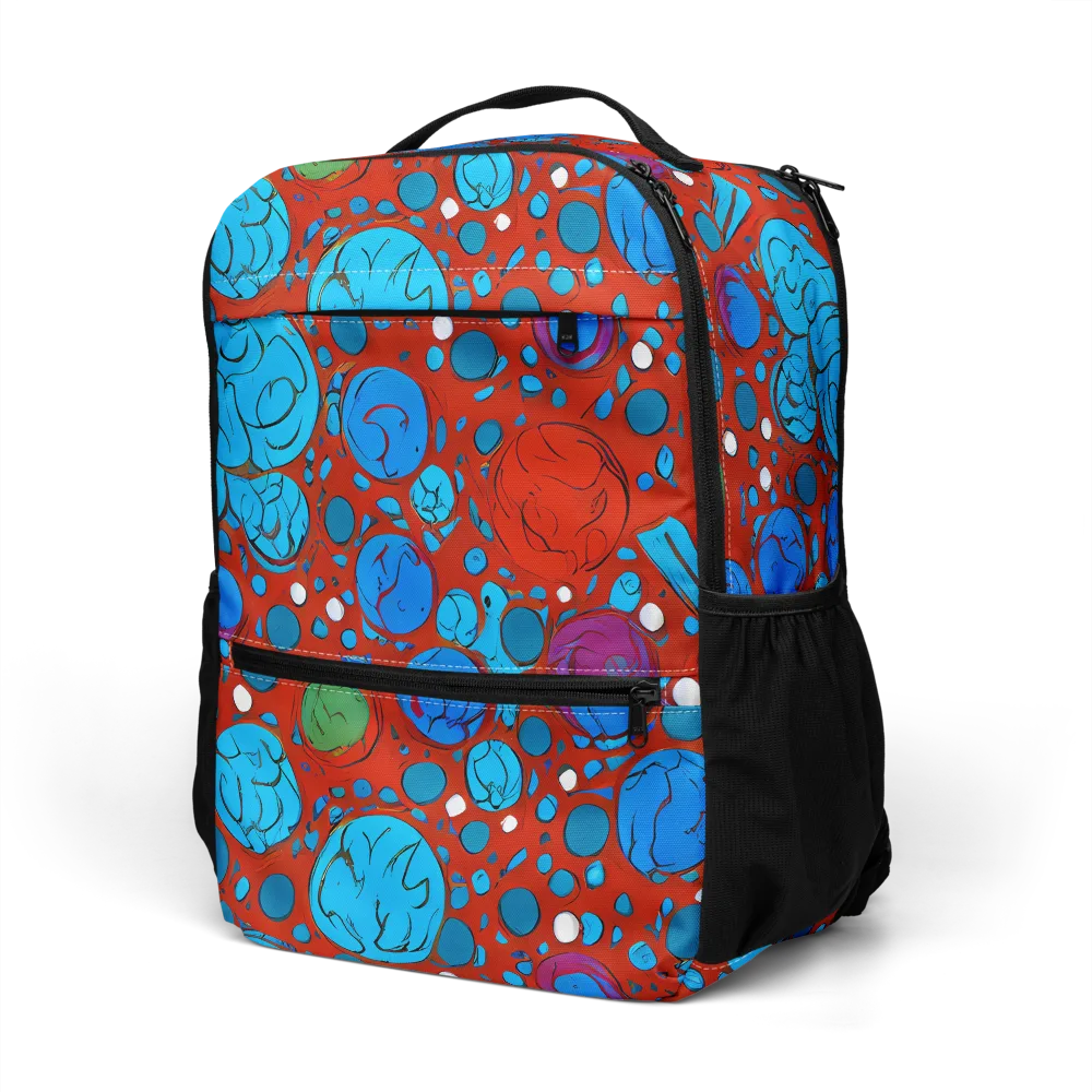 Scarlet Orbit on Utility Backpack — Left Front