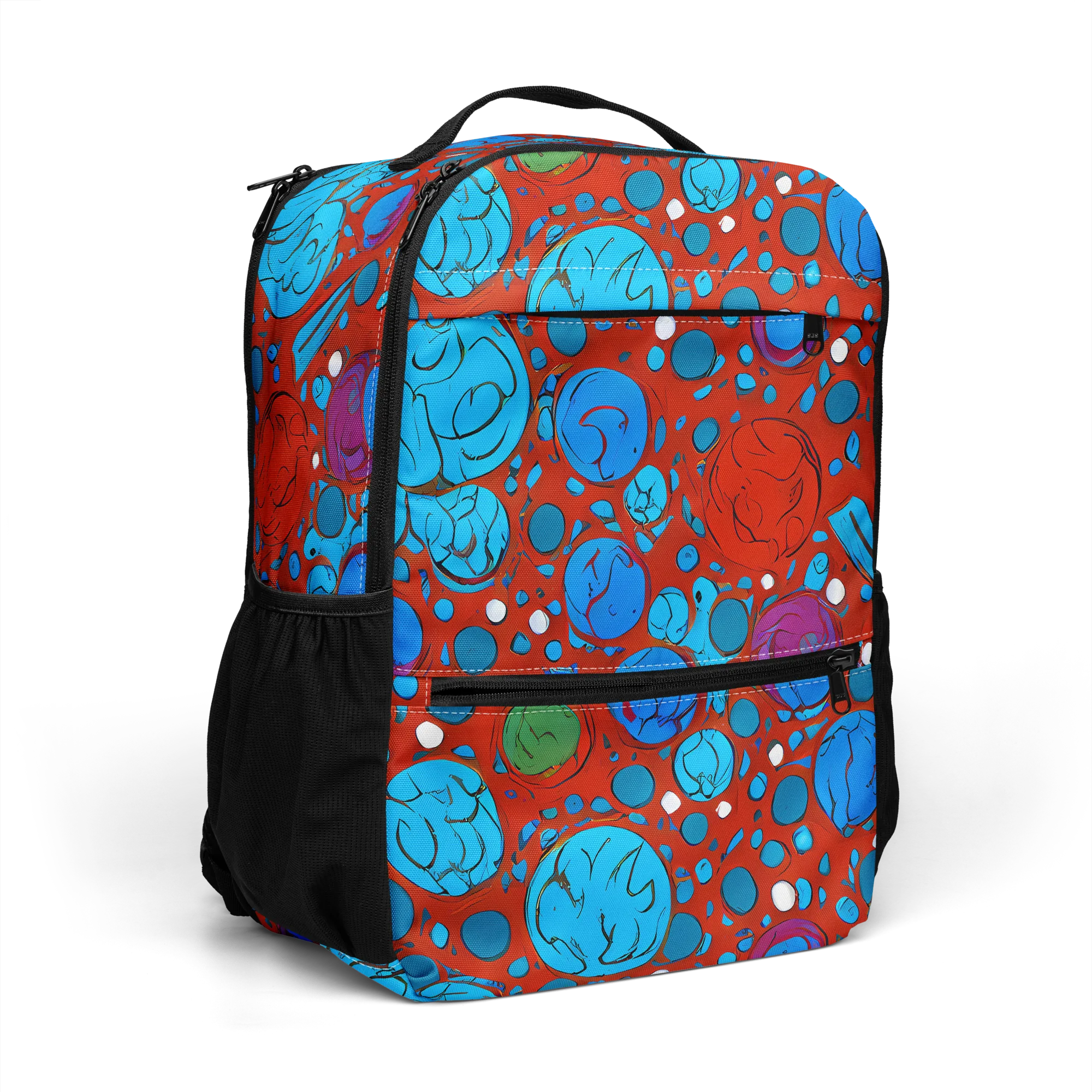 Scarlet Orbit on Utility Backpack — Right Front