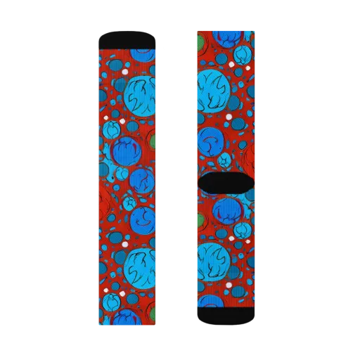 Scarlet Orbit on a Socks