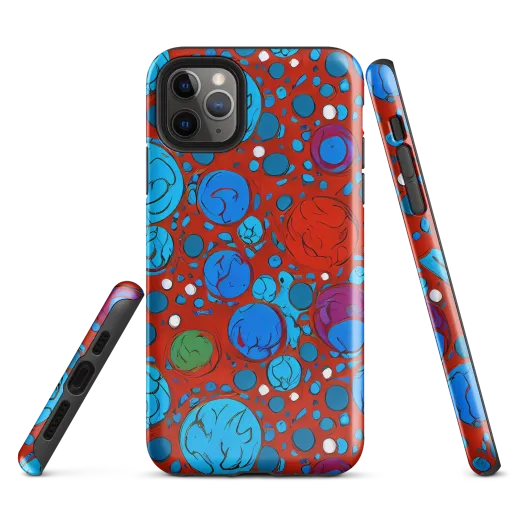 Scarlet Orbit on a Tough Case for iPhone®