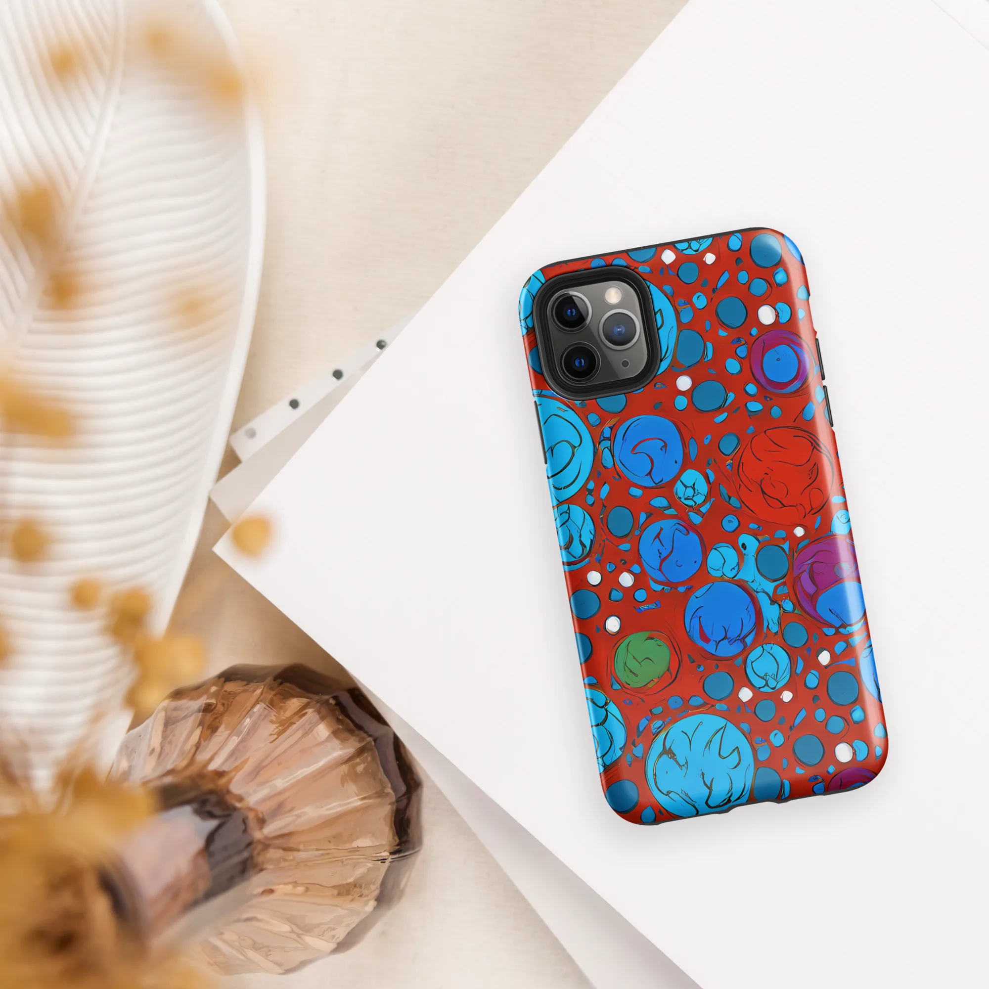 Scarlet Orbit on Tough Case for iPhone® — Front