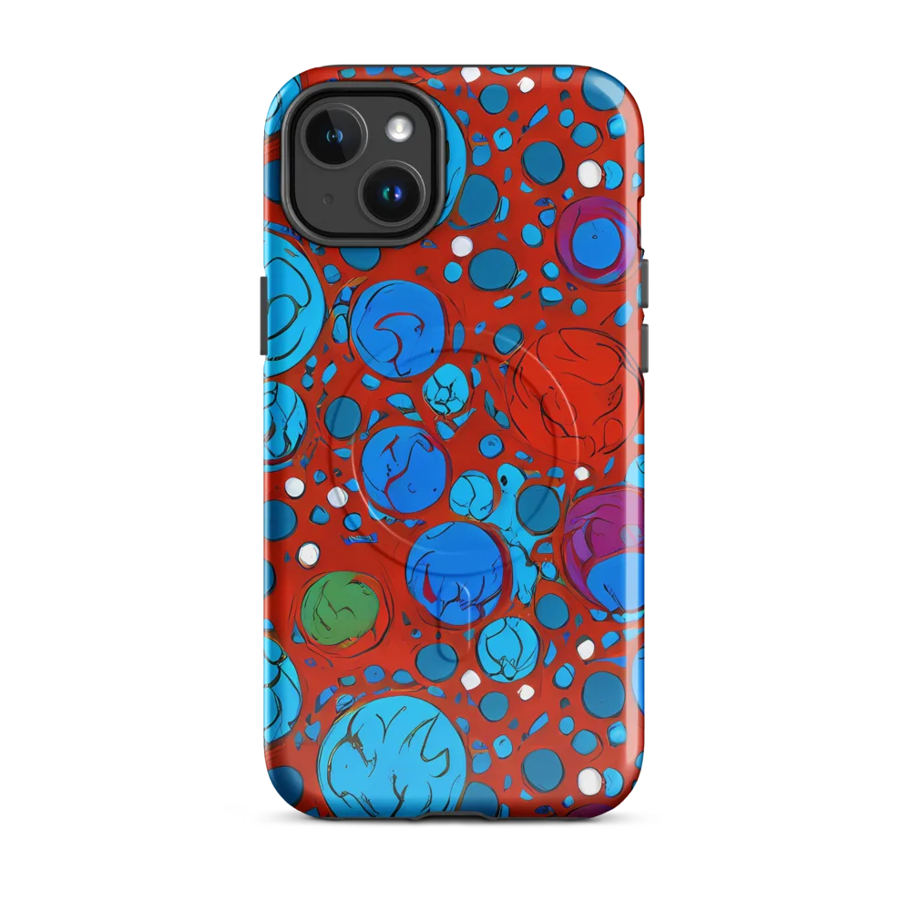 Scarlet Orbit on MagSafe Tough Case for iPhone® — Front