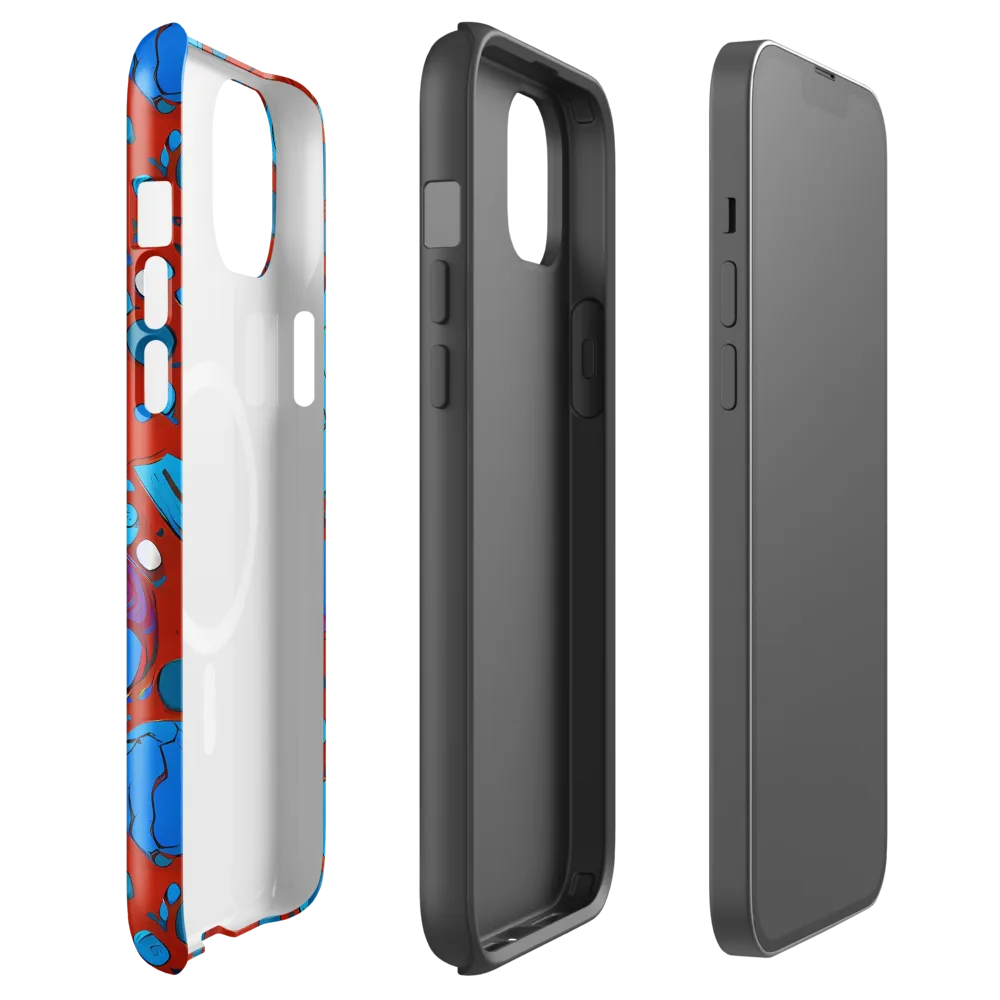 Scarlet Orbit on MagSafe Tough Case for iPhone® — Front