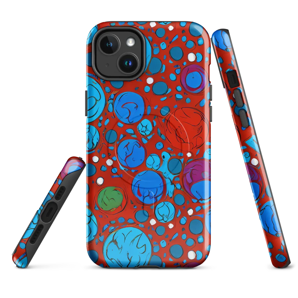 Scarlet Orbit on MagSafe Tough Case for iPhone® — Front