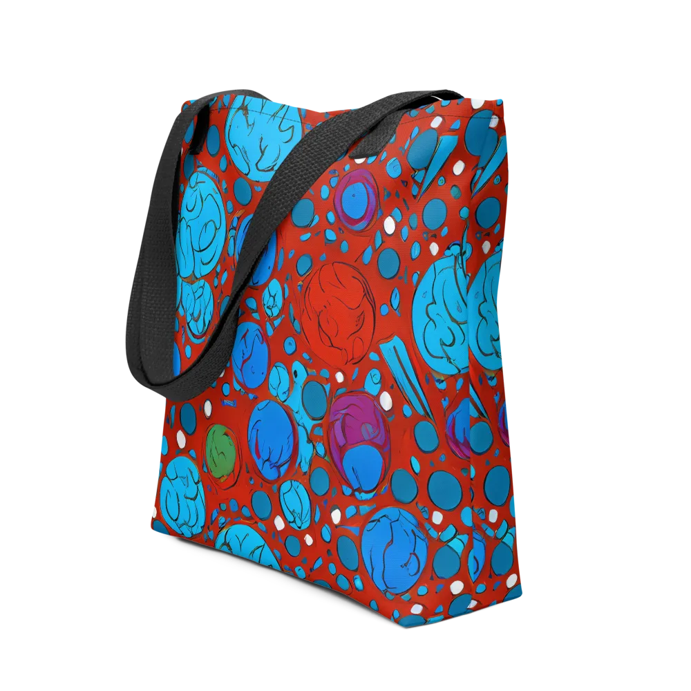 Scarlet Orbit on Tote Bag — Front