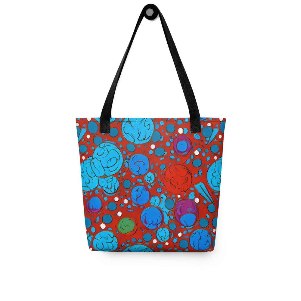 Scarlet Orbit on Tote Bag — Front