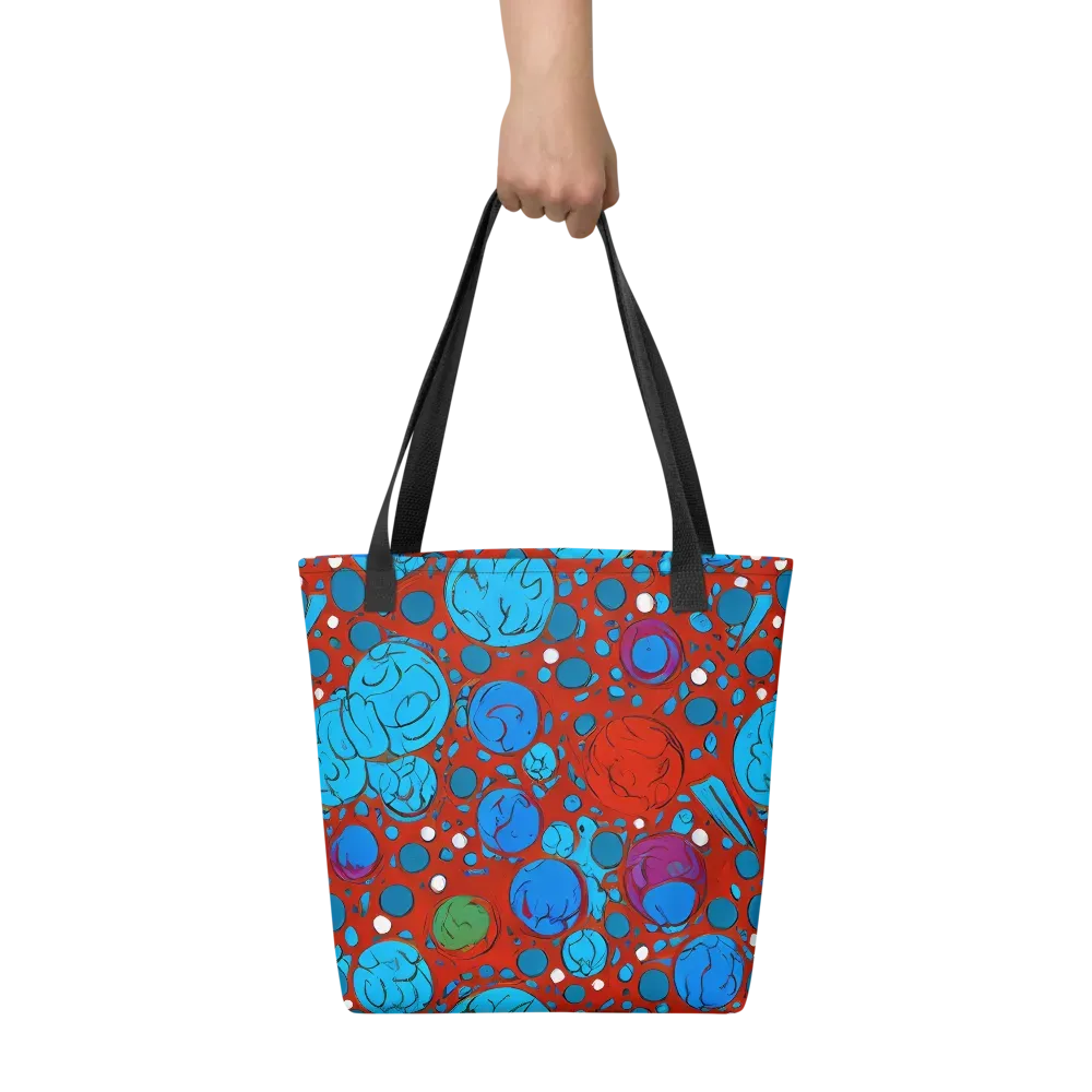 Scarlet Orbit on Tote Bag — Front