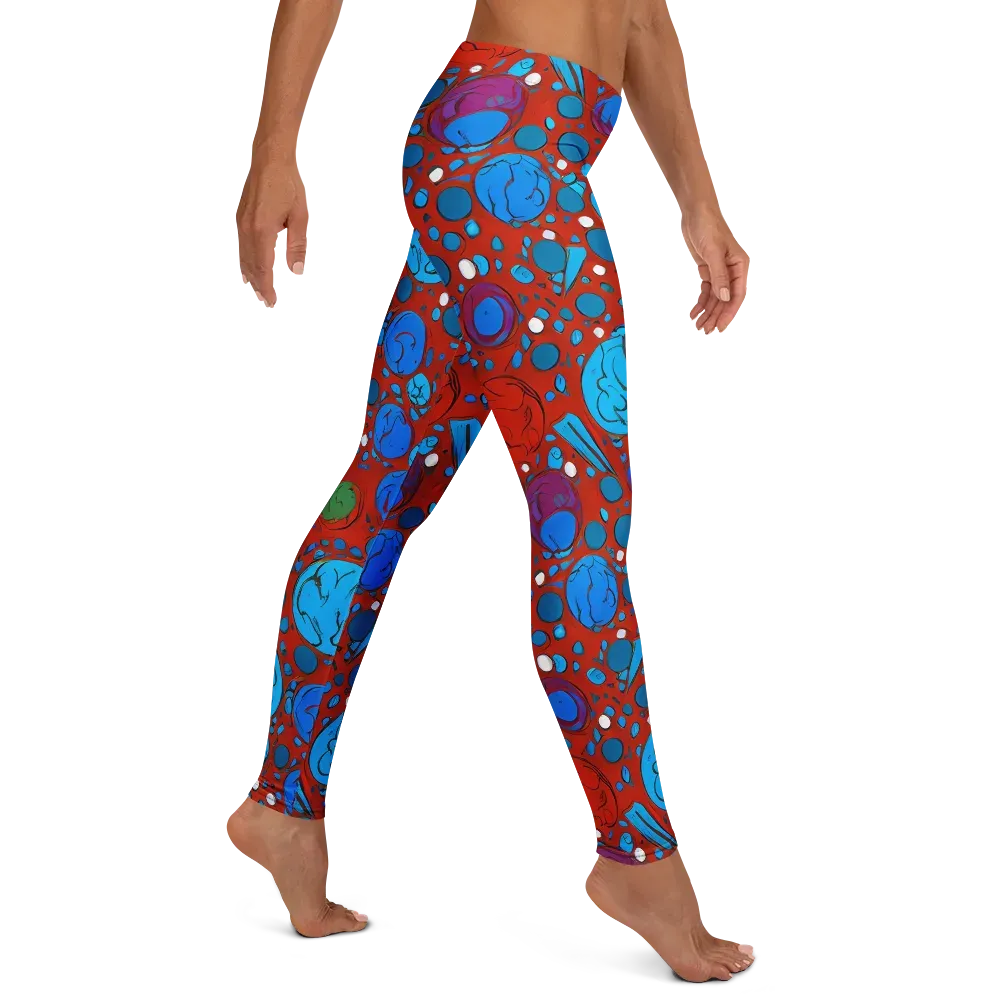 Scarlet Orbit on Leggings — Right