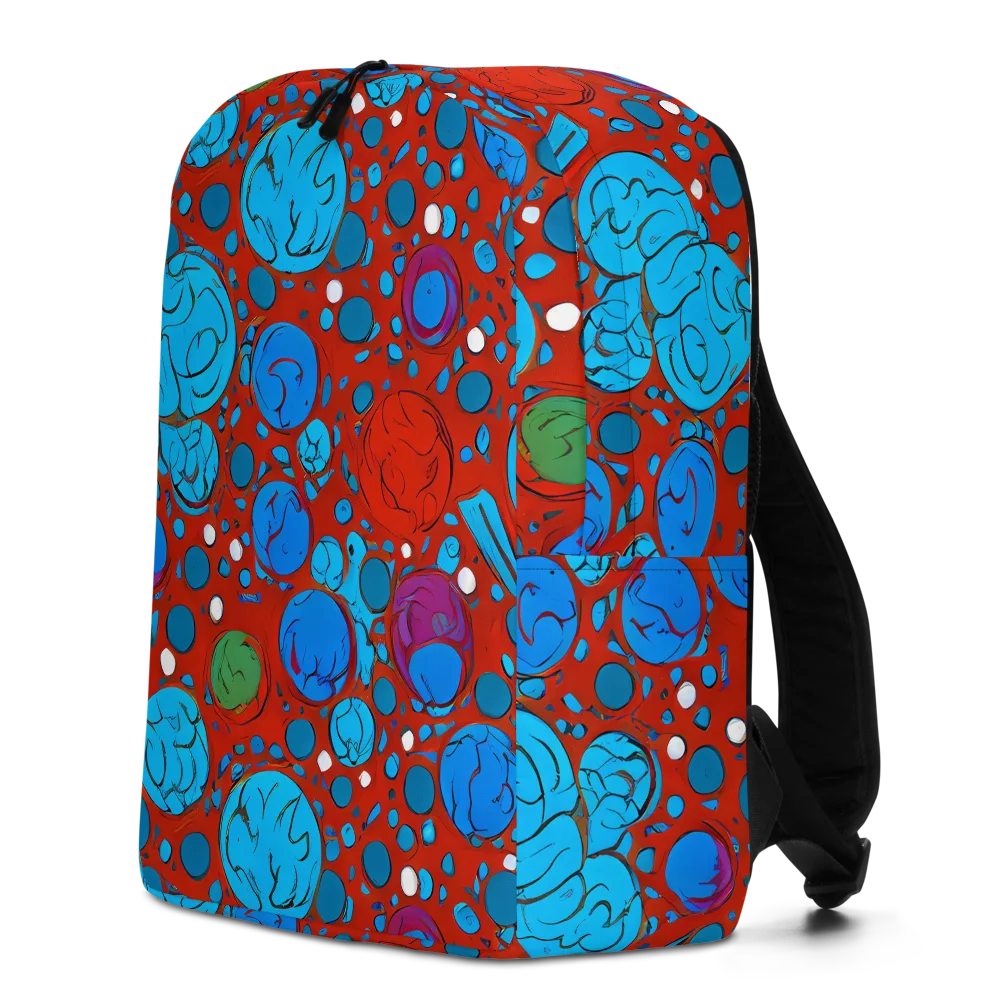 Scarlet Orbit on Minimalist Backpack — Left