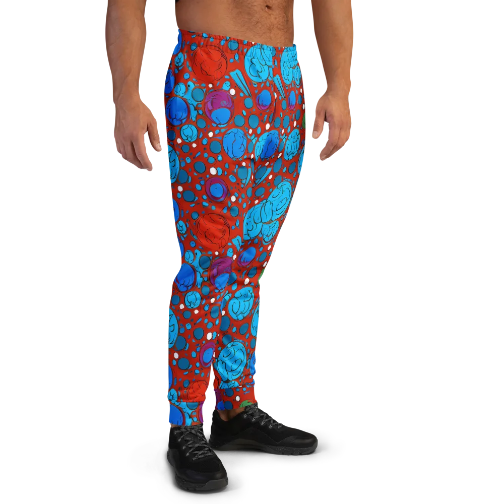 Scarlet Orbit on Men's Joggers — Right