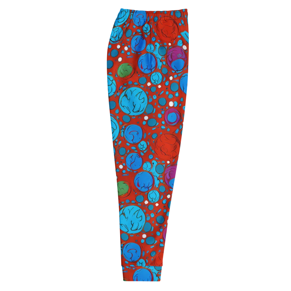 Scarlet Orbit on Men's Joggers — Right