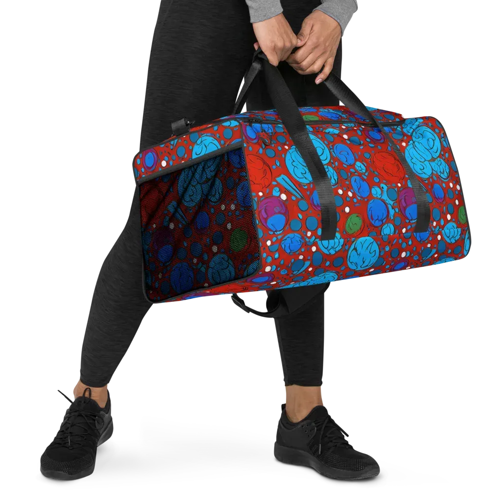 Scarlet Orbit on Duffle Bag — Right Front
