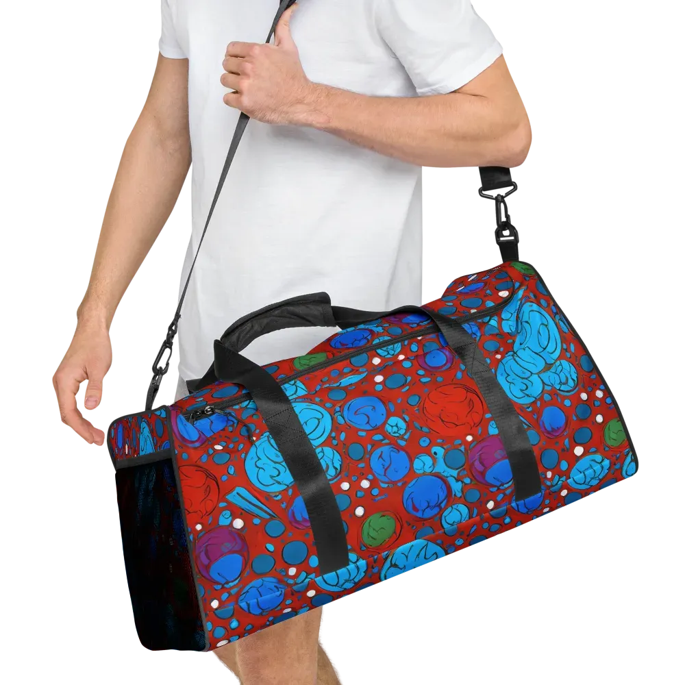 Scarlet Orbit on Duffle Bag — Right Front