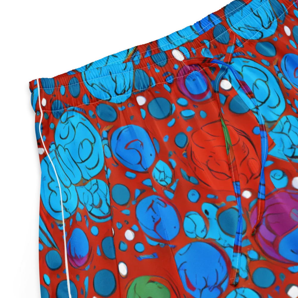 Scarlet Orbit on Women's Pajama Shorts — Product details
