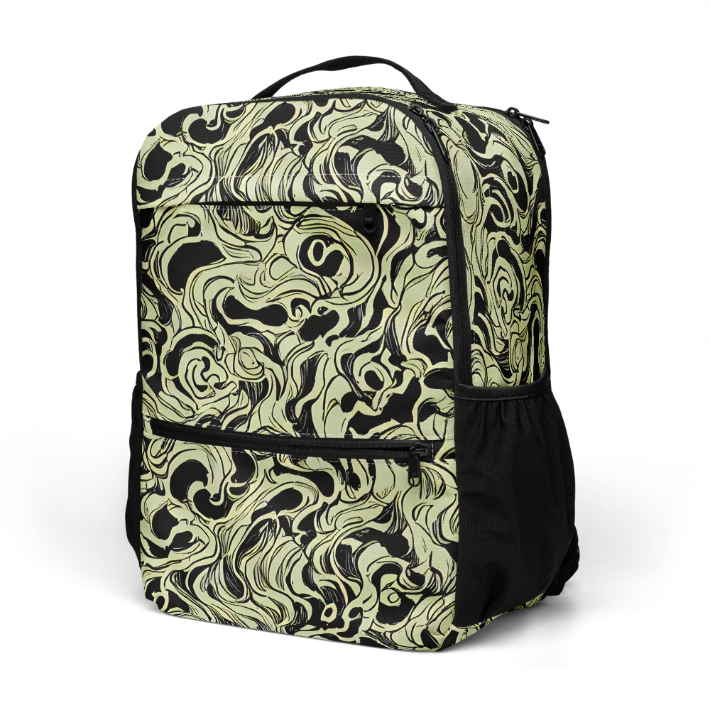 Obsidian Organics on Utility Backpack — Left Front