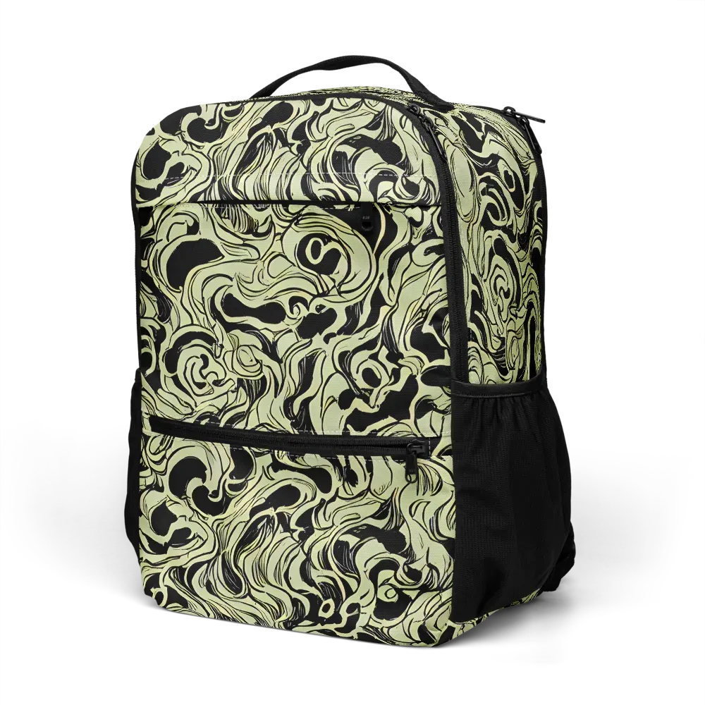 Obsidian Organics on Utility Backpack — Left Front