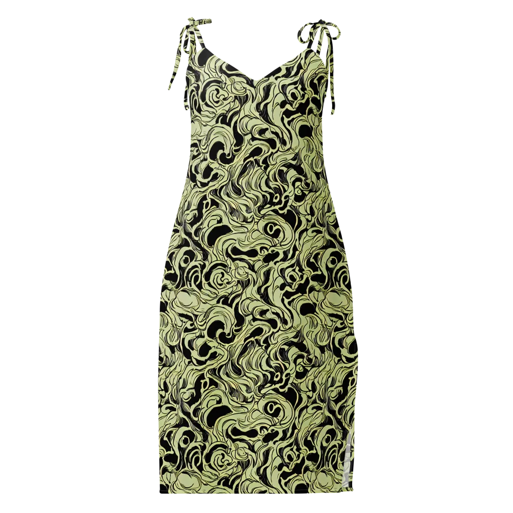 Obsidian Organics on Slip Dress — Front