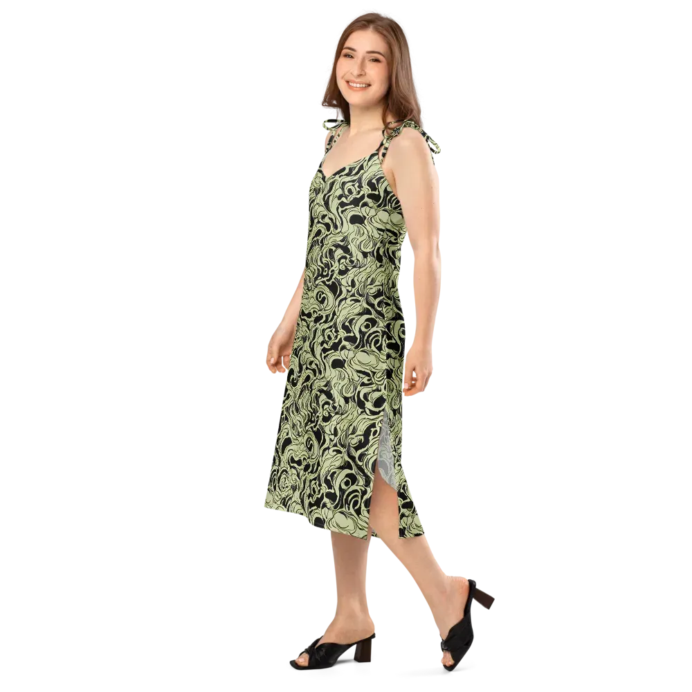 Obsidian Organics on Slip Dress — Left Front