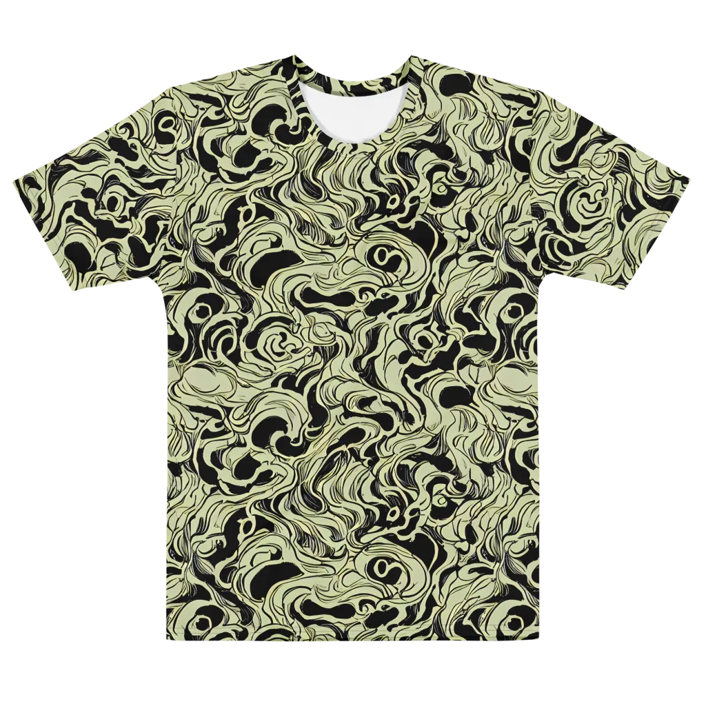 Obsidian Organics on Men's Cotton Crew Neck T-Shirt — Front