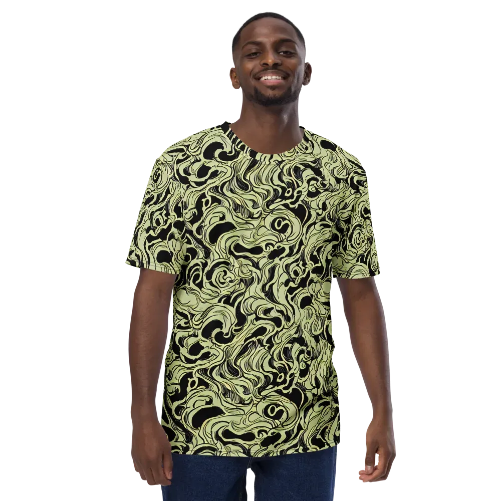 Obsidian Organics on Men's Crew Neck T-Shirt — Front