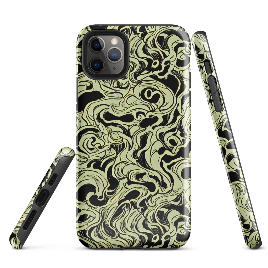 Obsidian Organics on Tough Case for iPhone® — Front