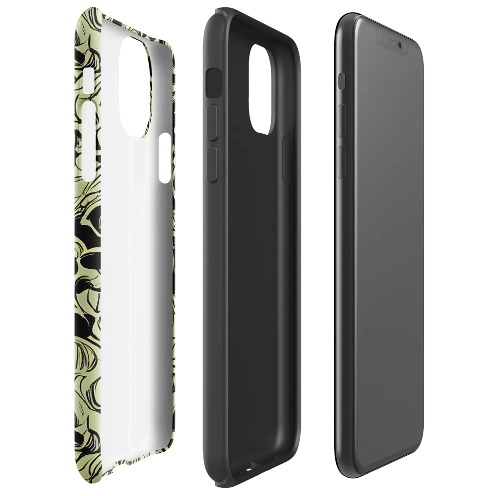 Obsidian Organics on Tough Case for iPhone® — Right