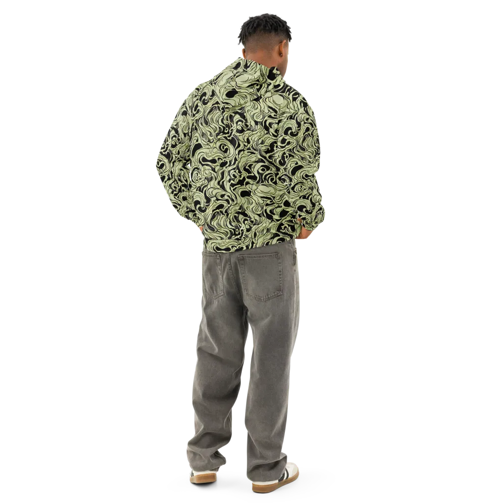 Obsidian Organics on Cotton Hoodie — Back