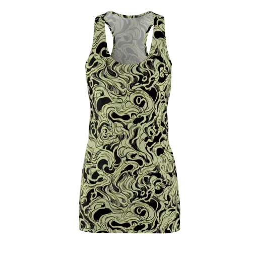 Obsidian Organics on a Racerback Dress