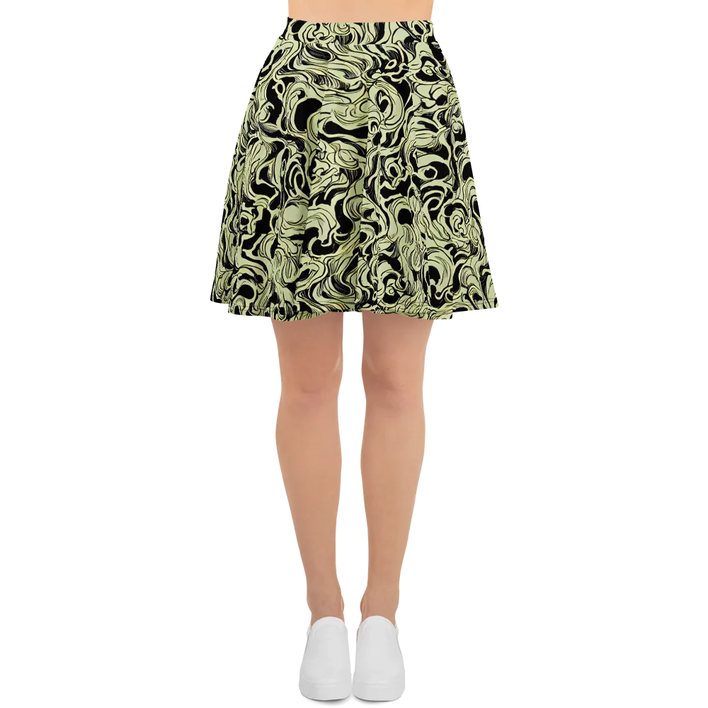 Obsidian Organics on Skater Skirt — Front