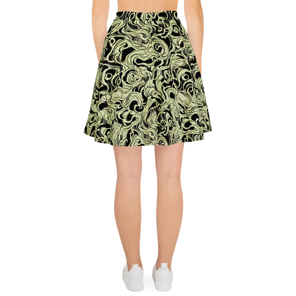 Obsidian Organics on Skater Skirt — Back