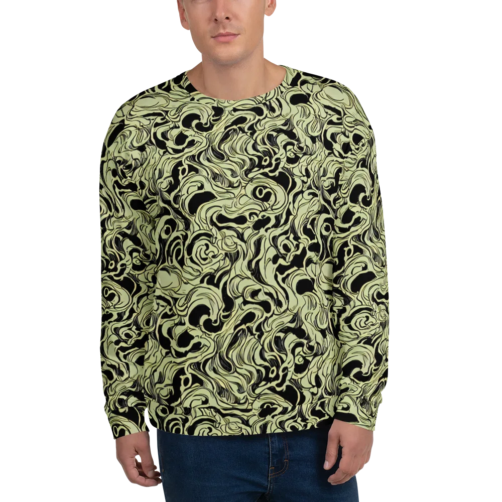 Obsidian Organics on Sweatshirt — Front