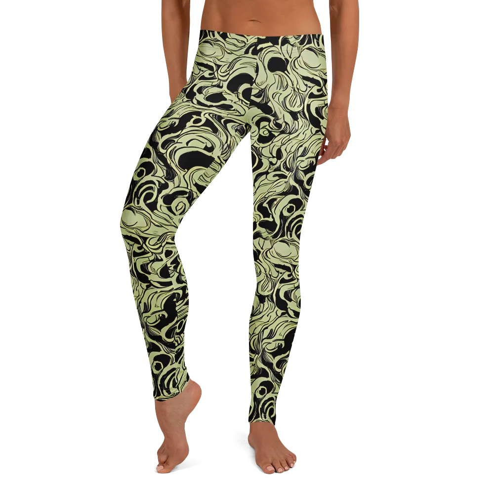 Obsidian Organics on Leggings — Front