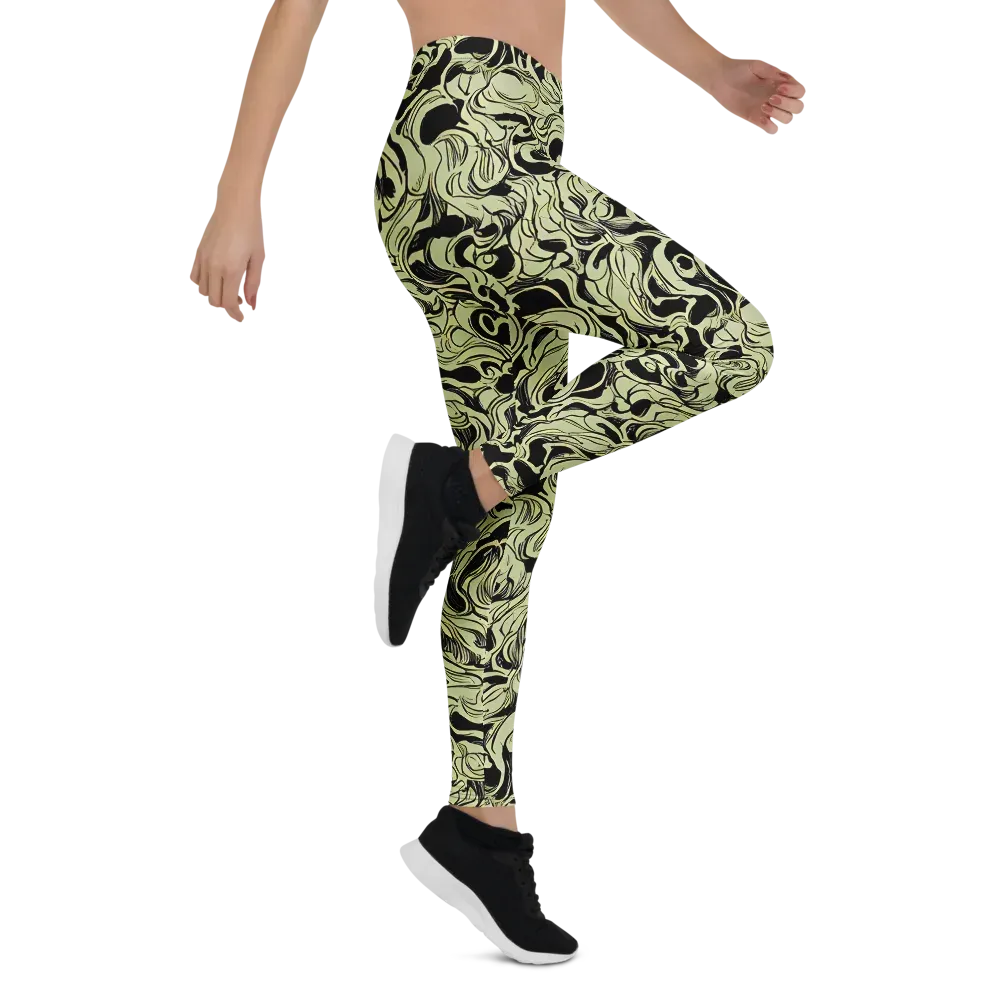 Obsidian Organics on Leggings — Right